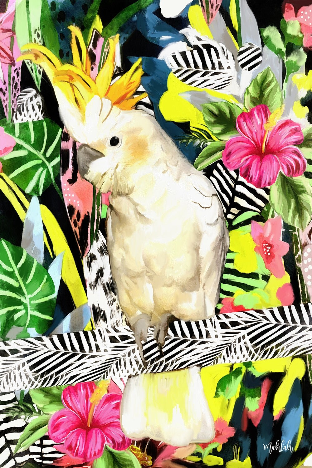 Tropical Cockatoo Print