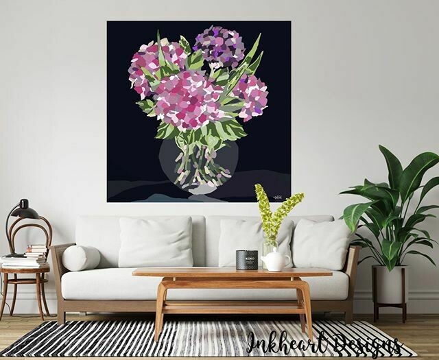 Glass vase Print