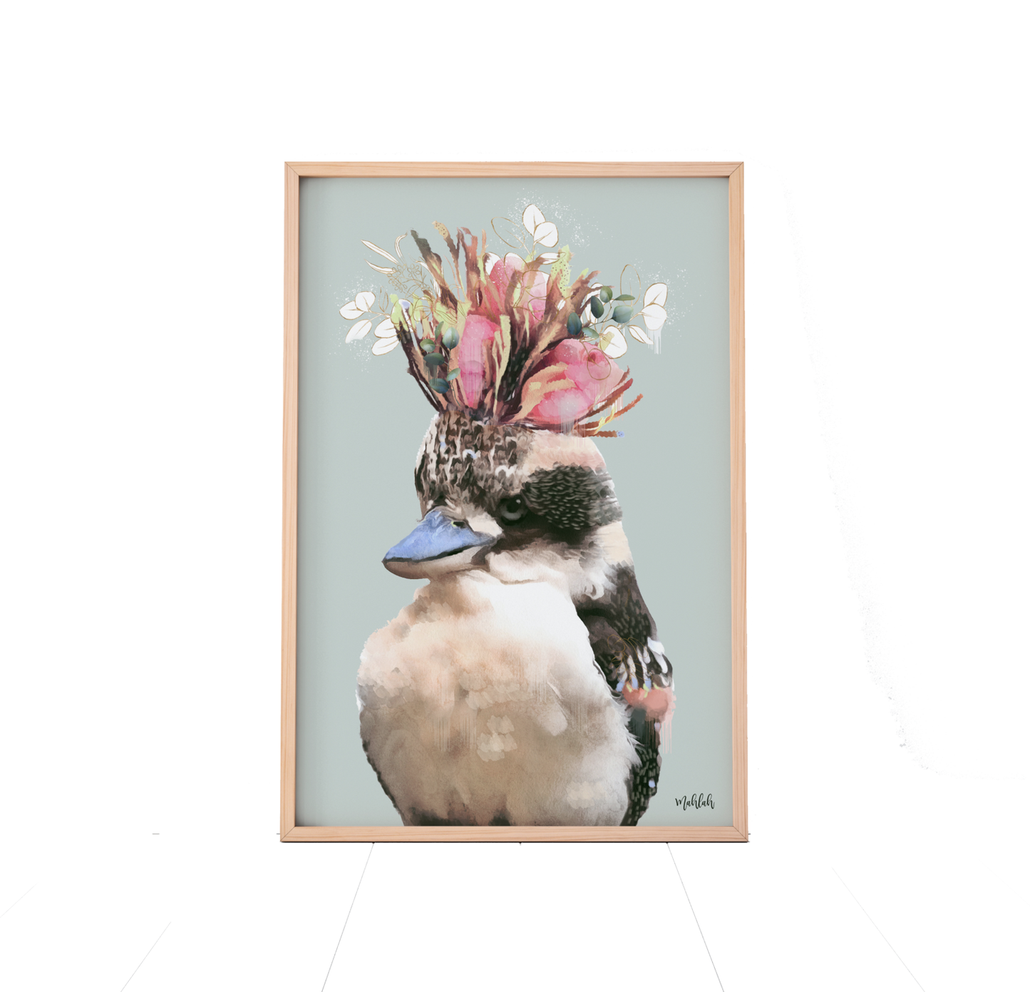 Kookaburra (Green) Print