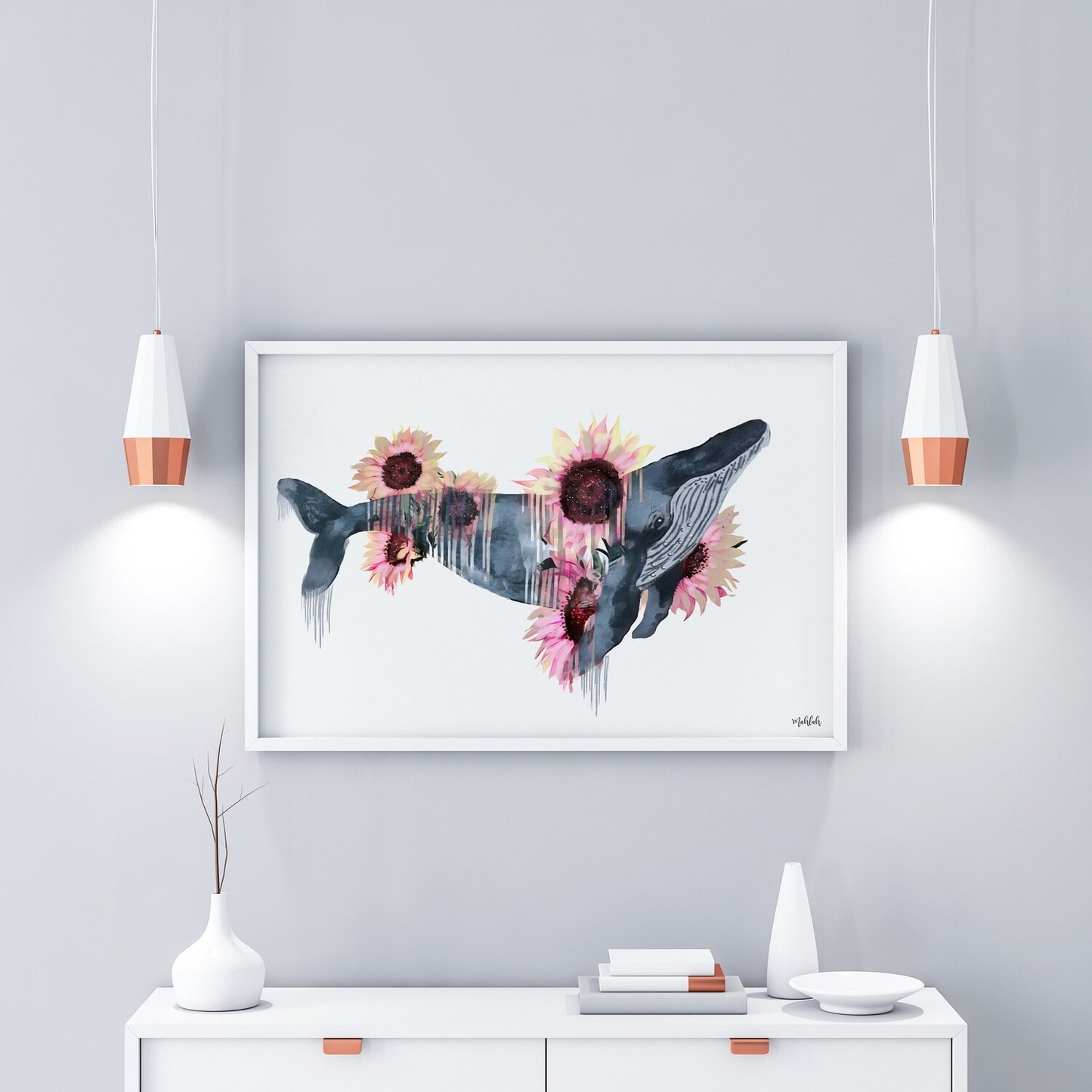 Whale Print