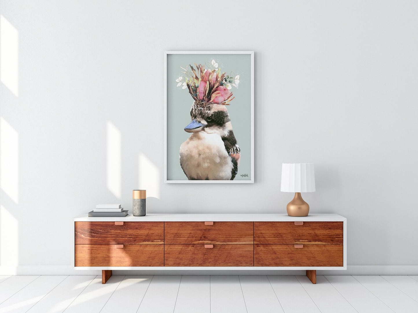 Kookaburra (Green) Print