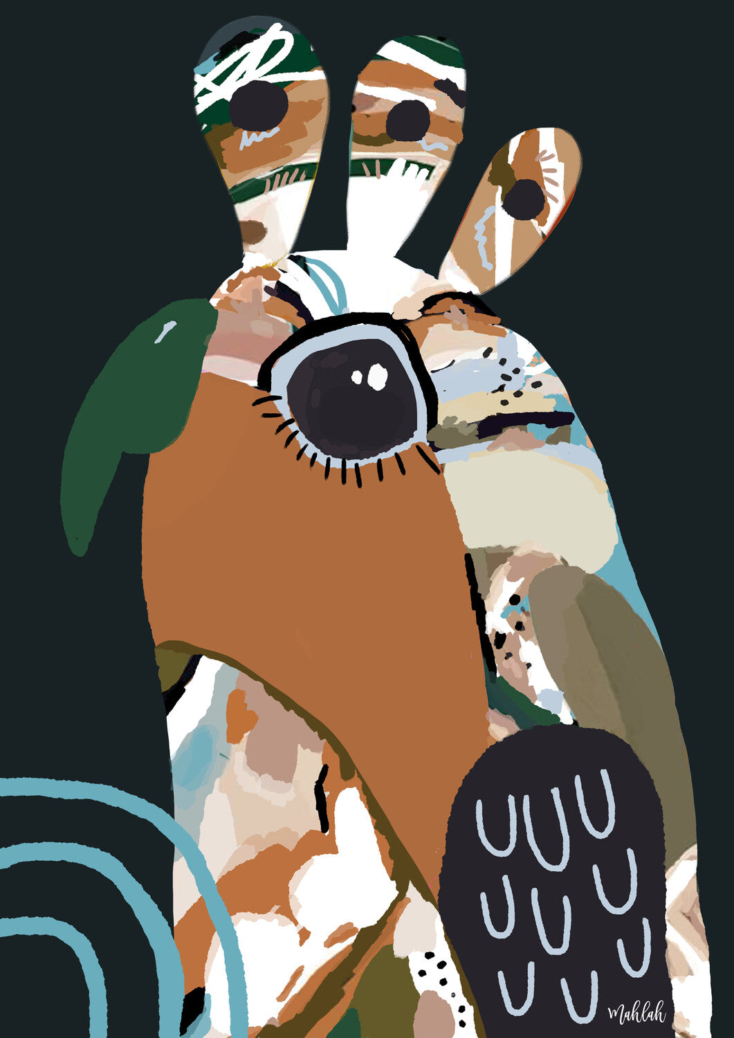 Birdy (Brown) Print