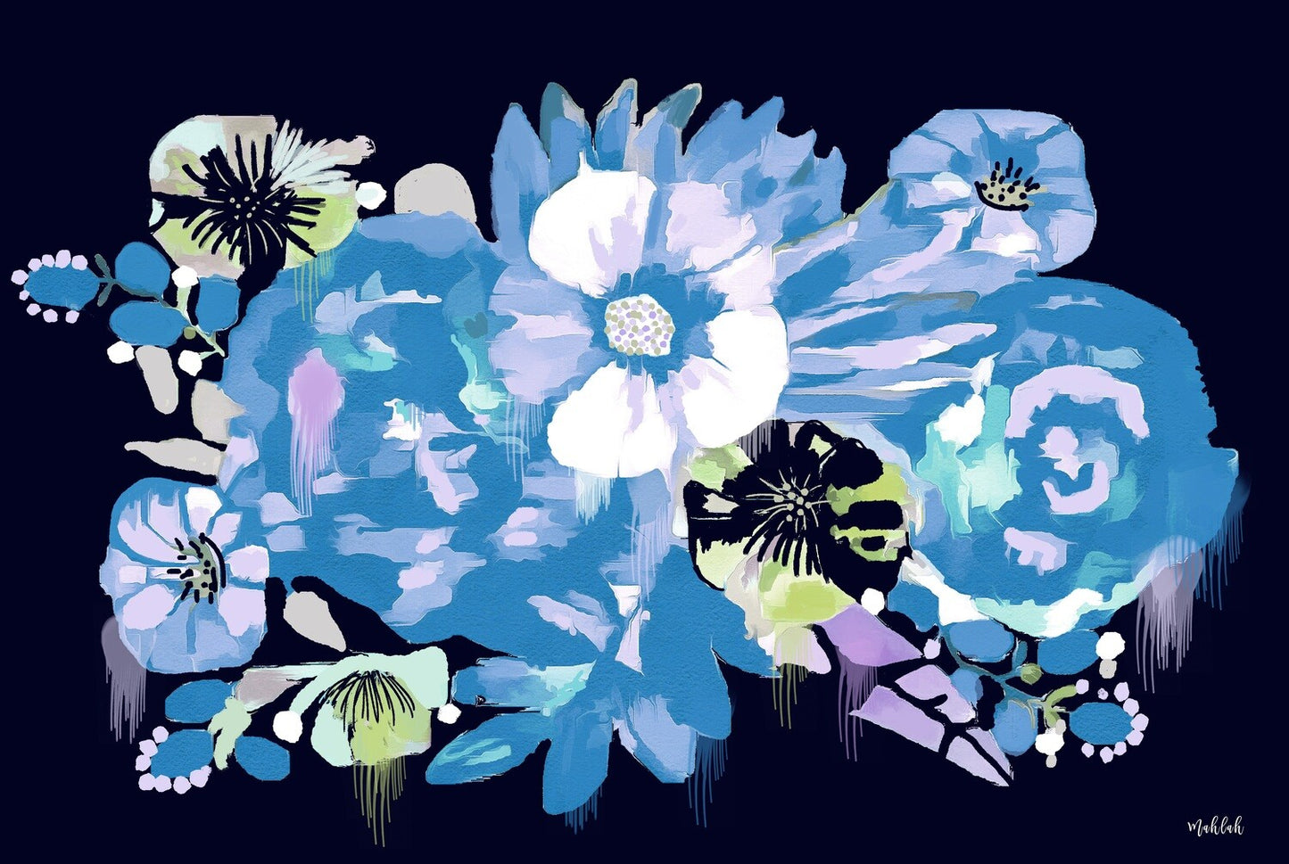 Flower Eclipse Print