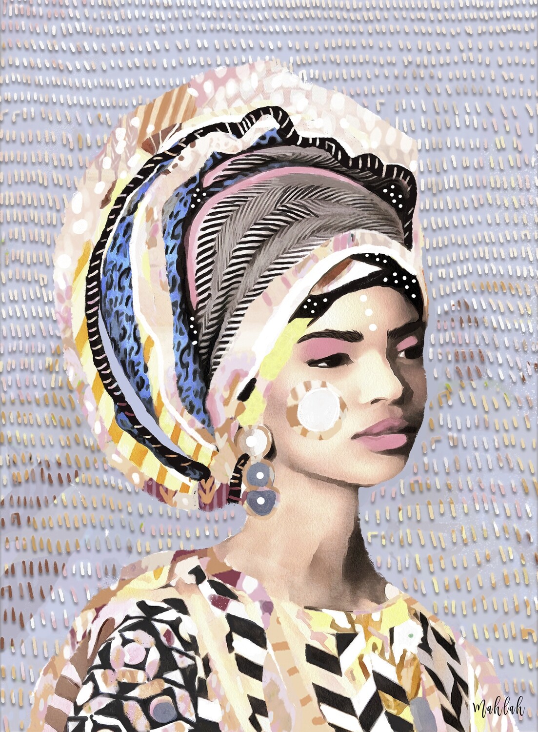 Lady Lines Print