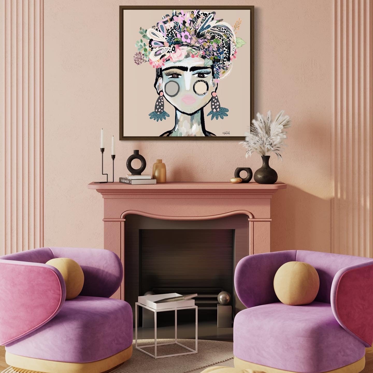 Novum Frida Canvas Print