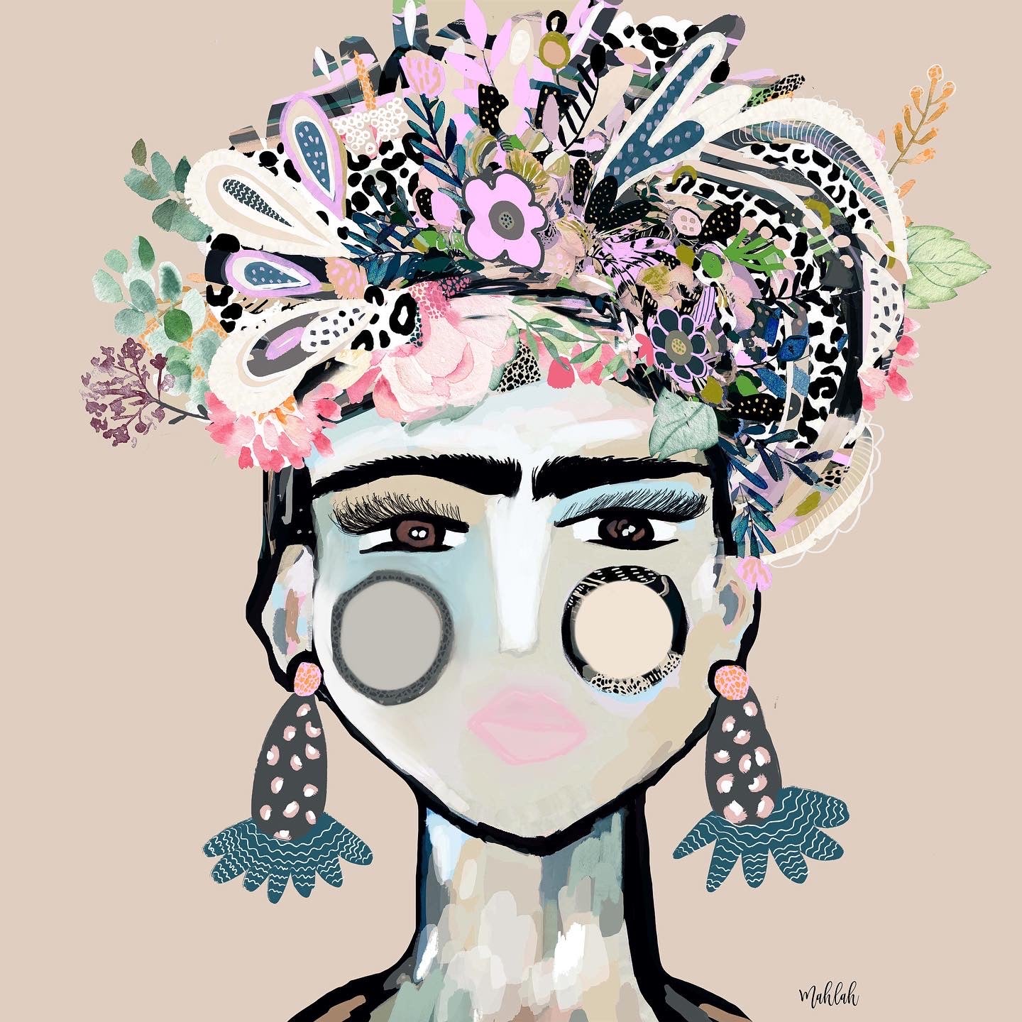 Novum Frida Canvas Print