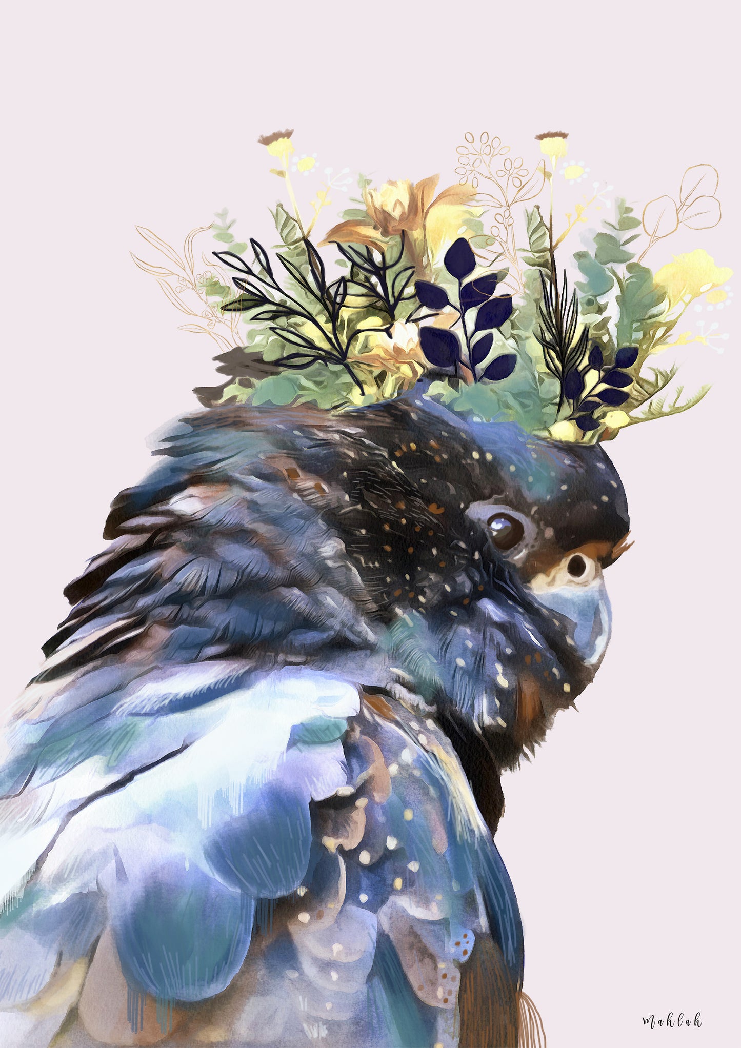 Lady cockatoo Print
