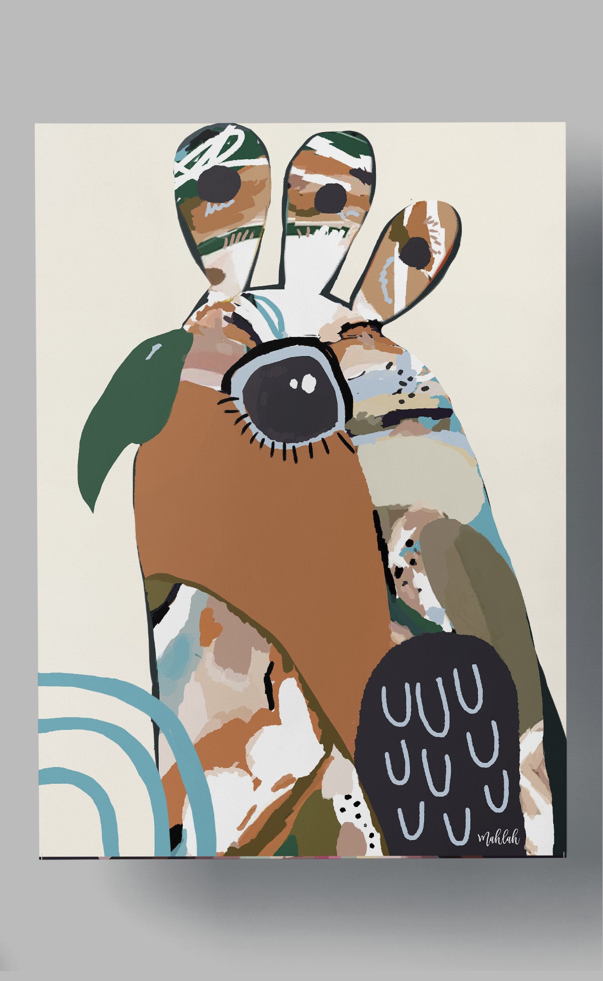 A3 print 300gsm Birdy cream- BIRDINK0054
