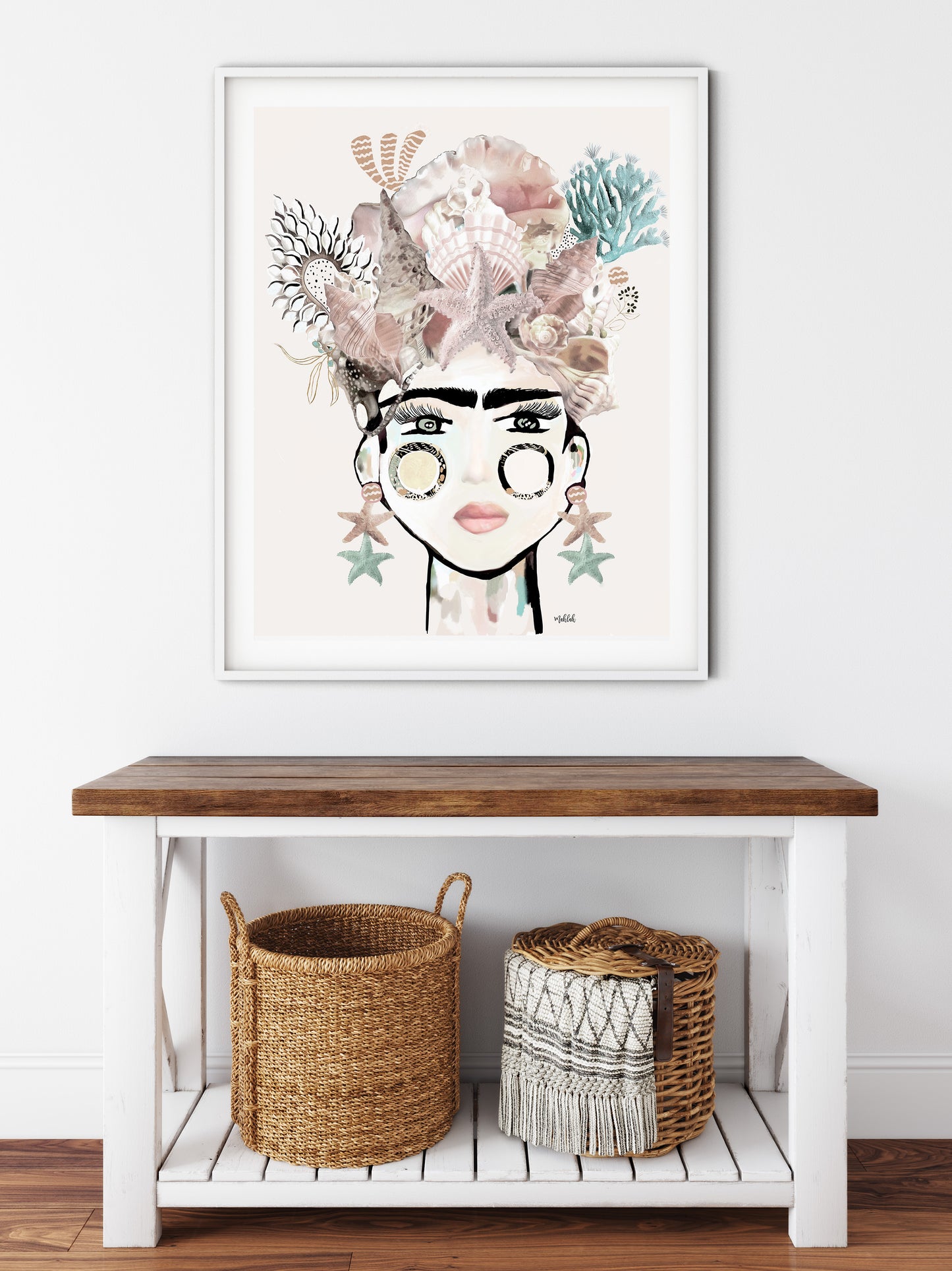 Sea Frida Canvas Print