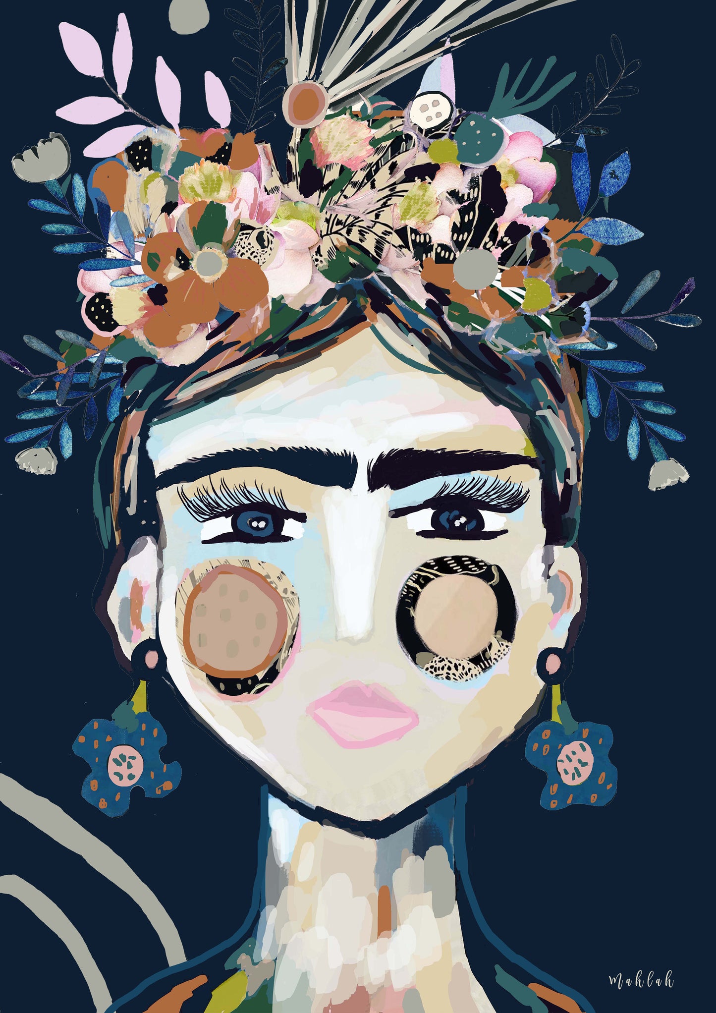 Frida La frida Canvas Print