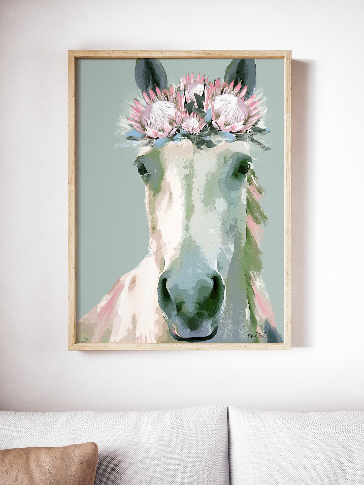 Flower horse Print