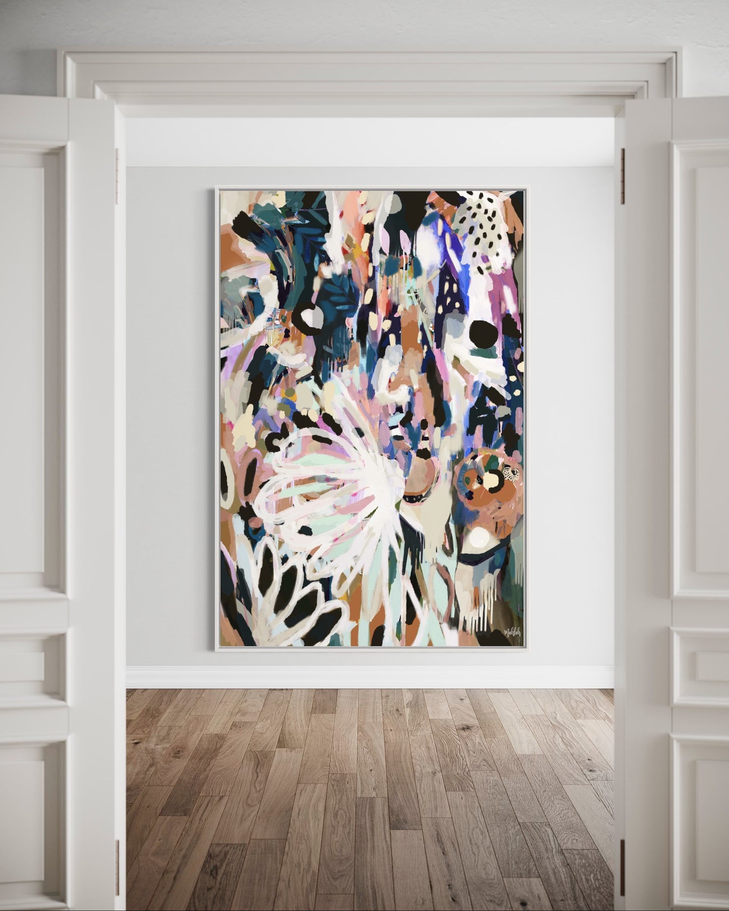 Circa abstract Canvas Print