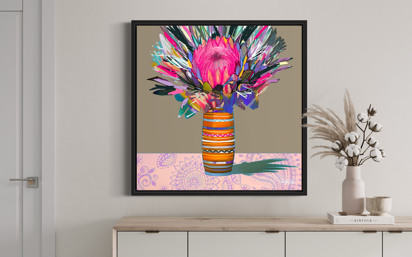 Flower match Canvas Print