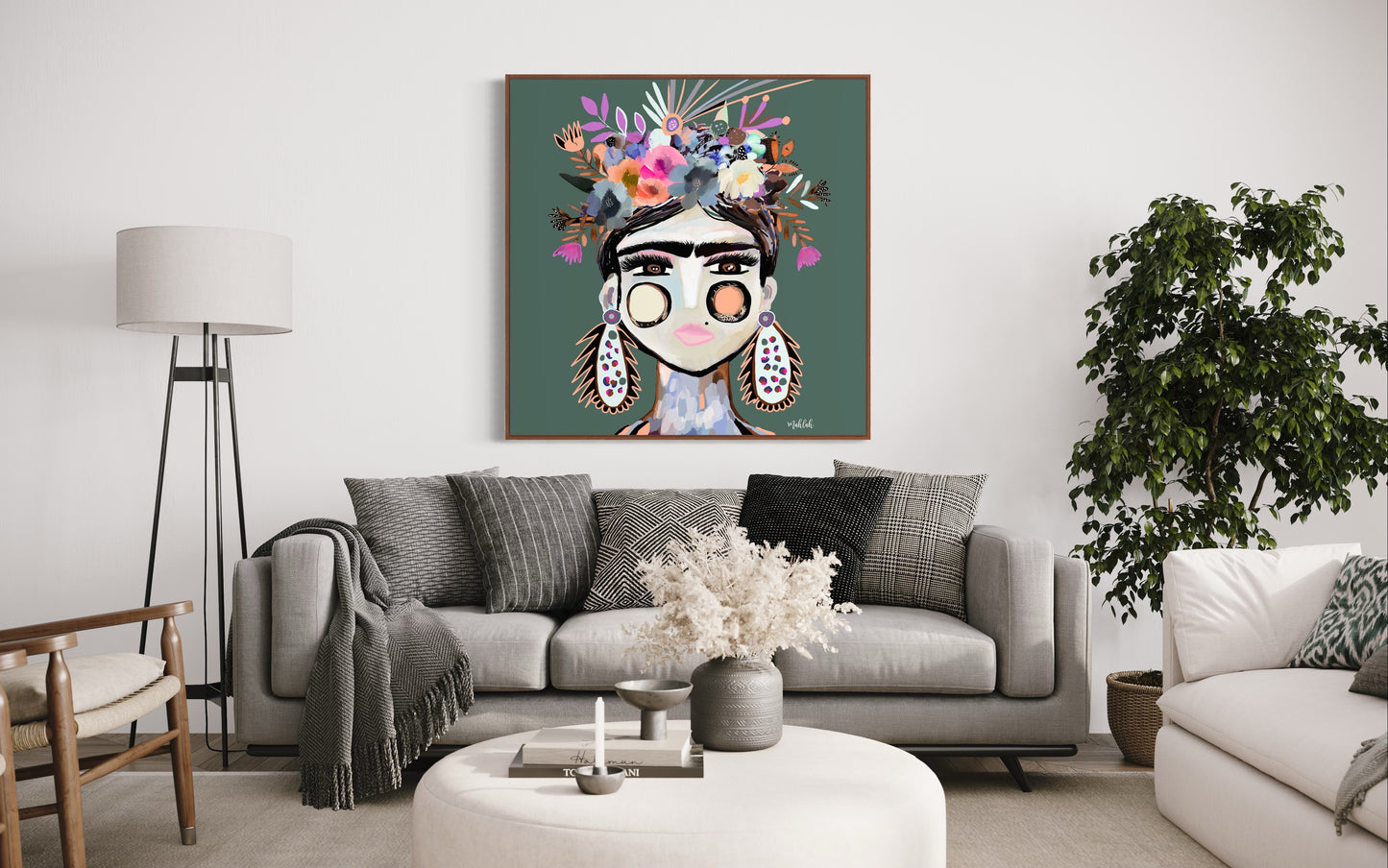 Funky Frida Canvas Print