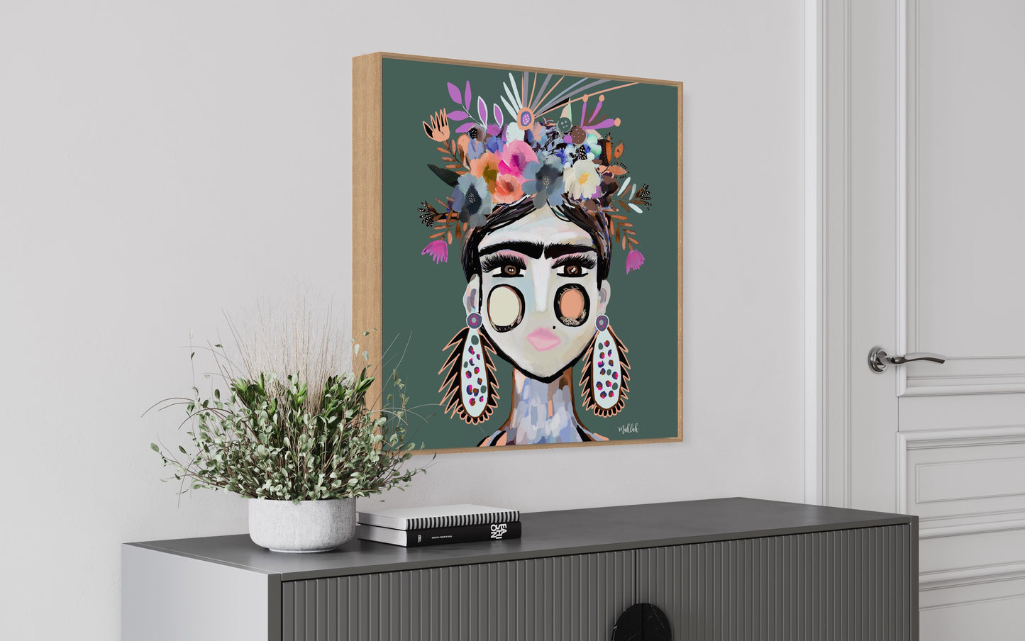 Funky Frida Canvas Print