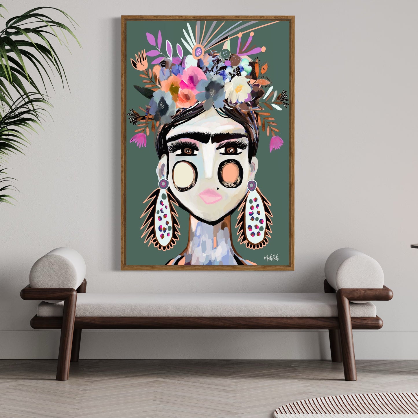 Funky Frida Canvas Print
