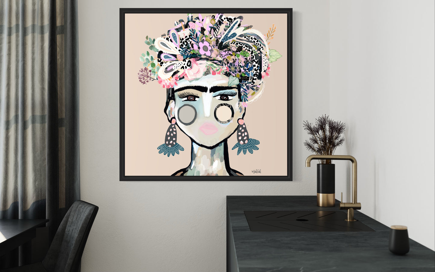 Novum Frida Canvas Print