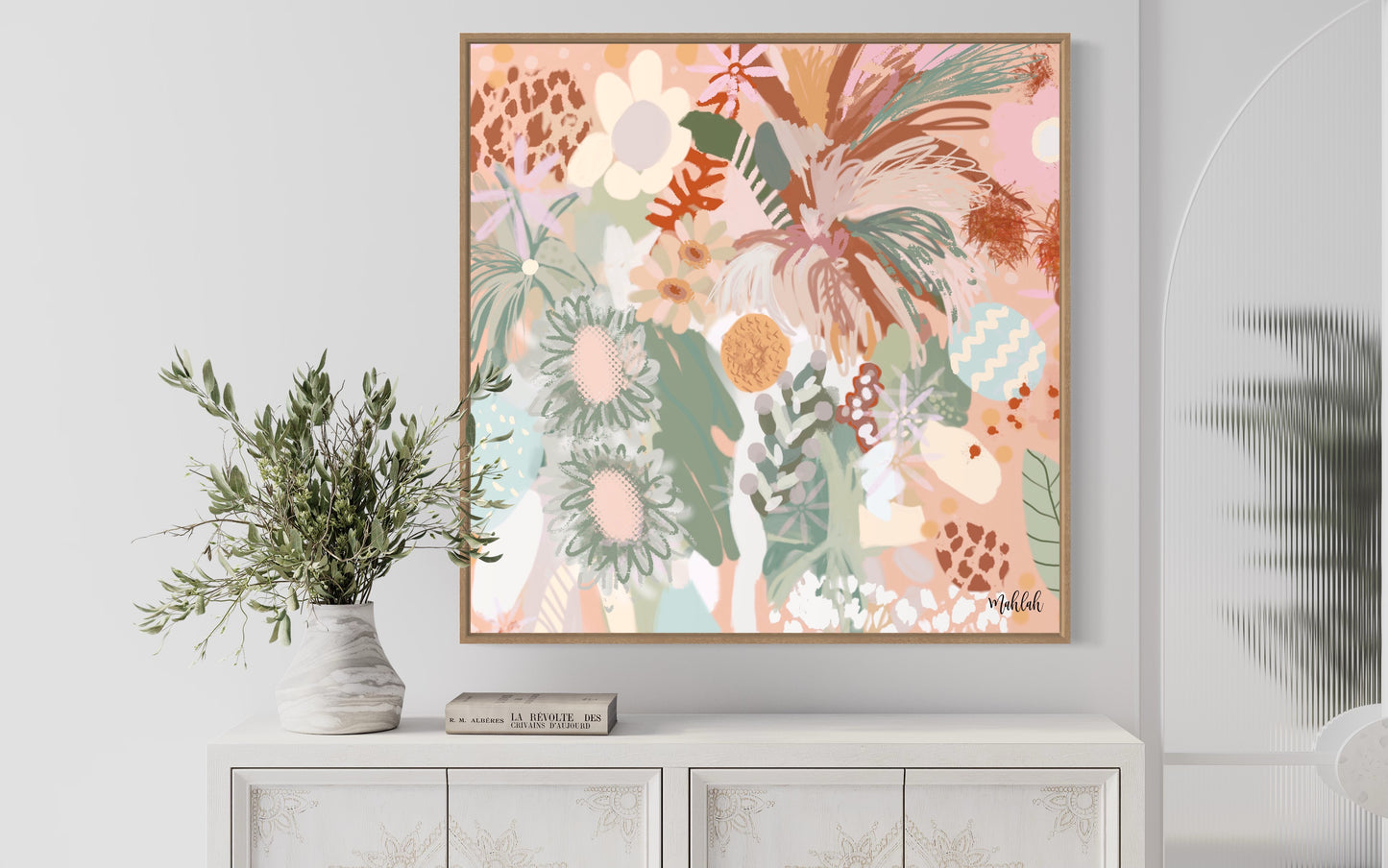 Connected (Square) Canvas Print