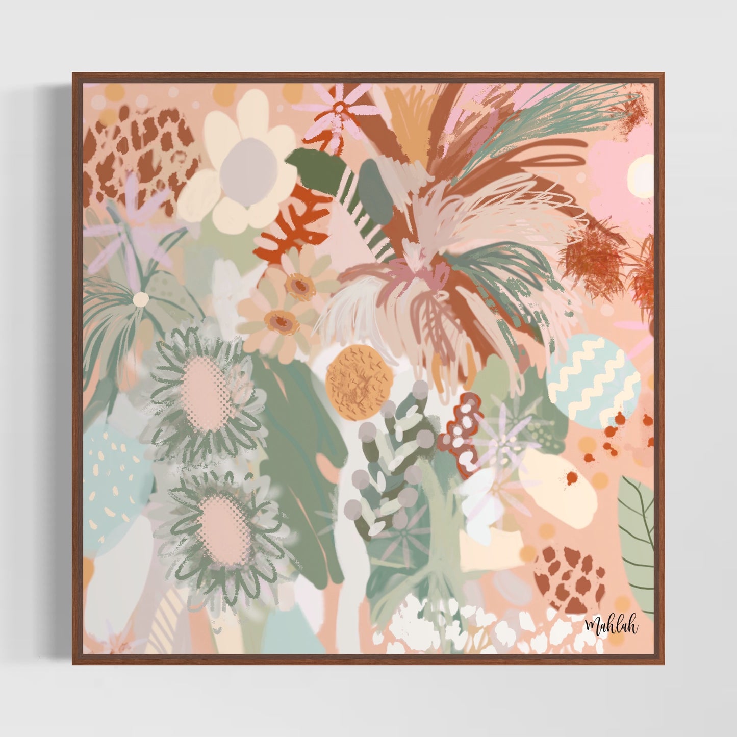 Connected (Square) Canvas Print