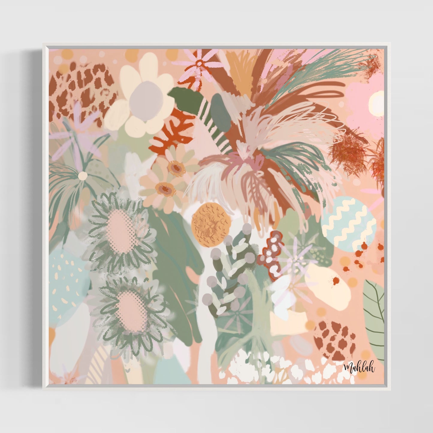 Connected (Square) Canvas Print