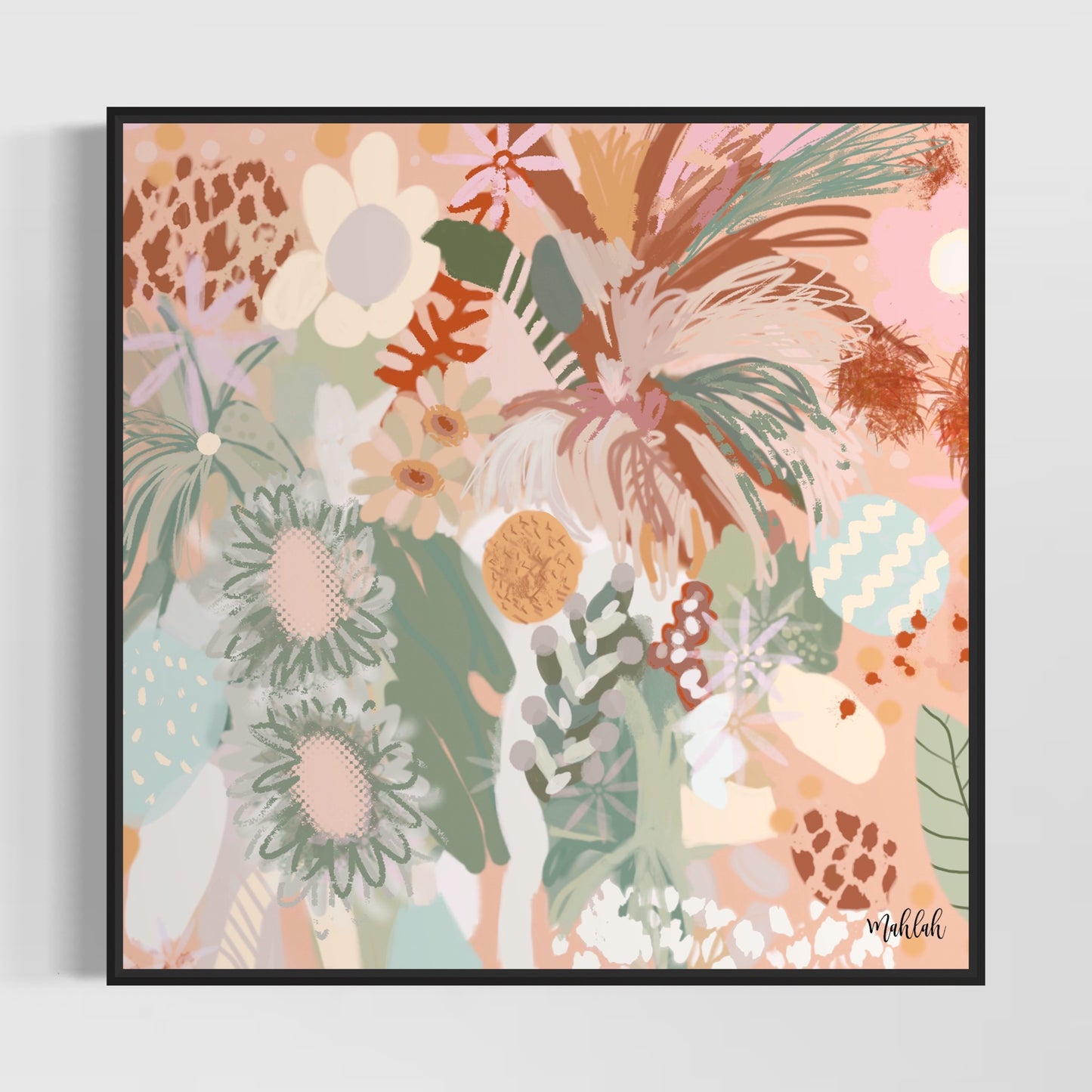 Connected (Square) Canvas Print