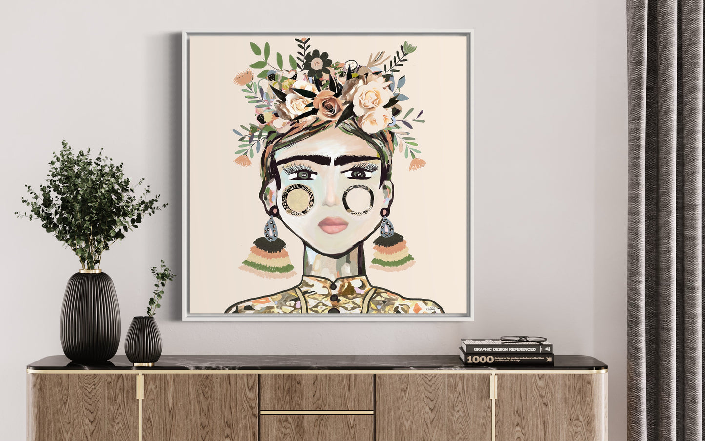 Earth to Frida Canvas Print