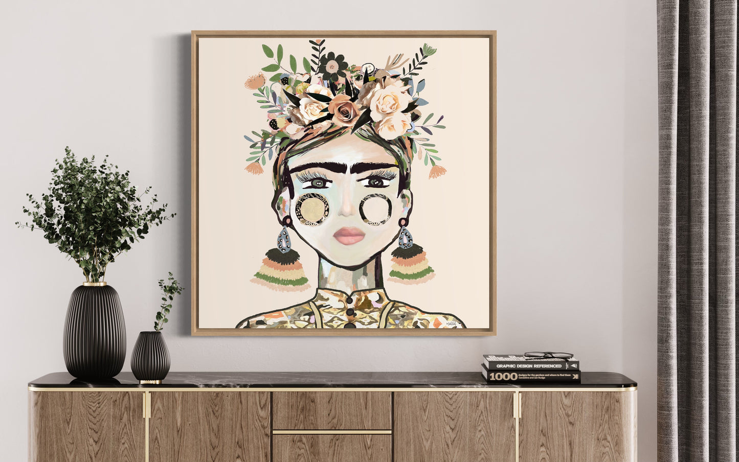Earth to Frida Canvas Print