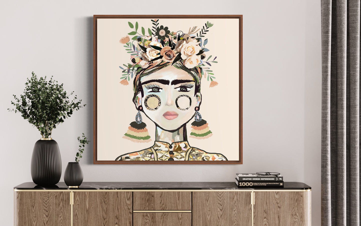 Earth to Frida Canvas Print