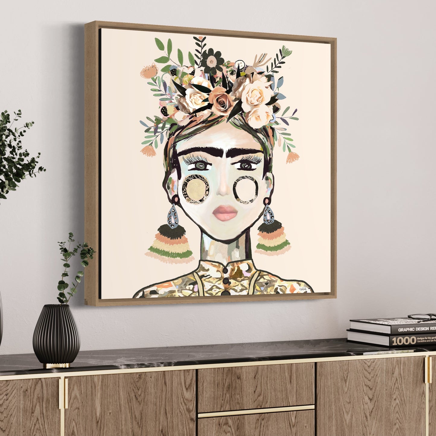 Earth to Frida Canvas Print