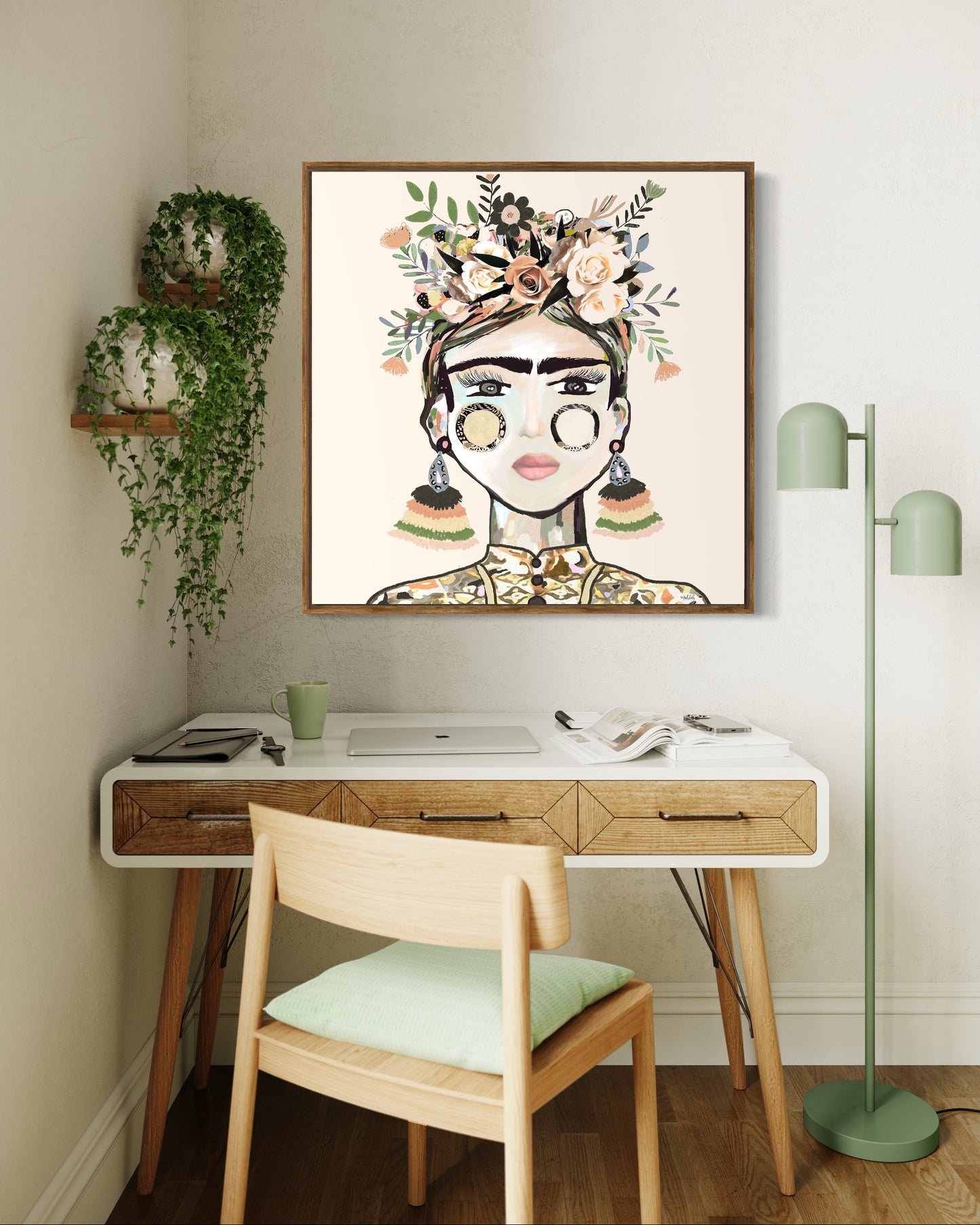Earth to Frida Canvas Print