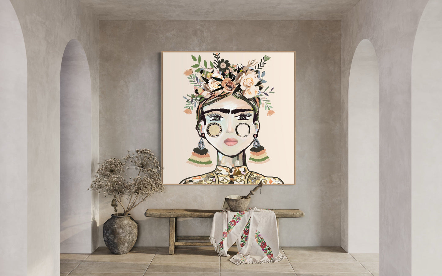 Earth to Frida Canvas Print ( No Frame)