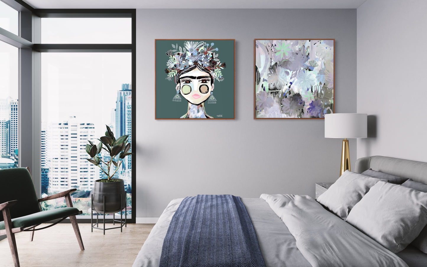 Hotel abstract canvas print