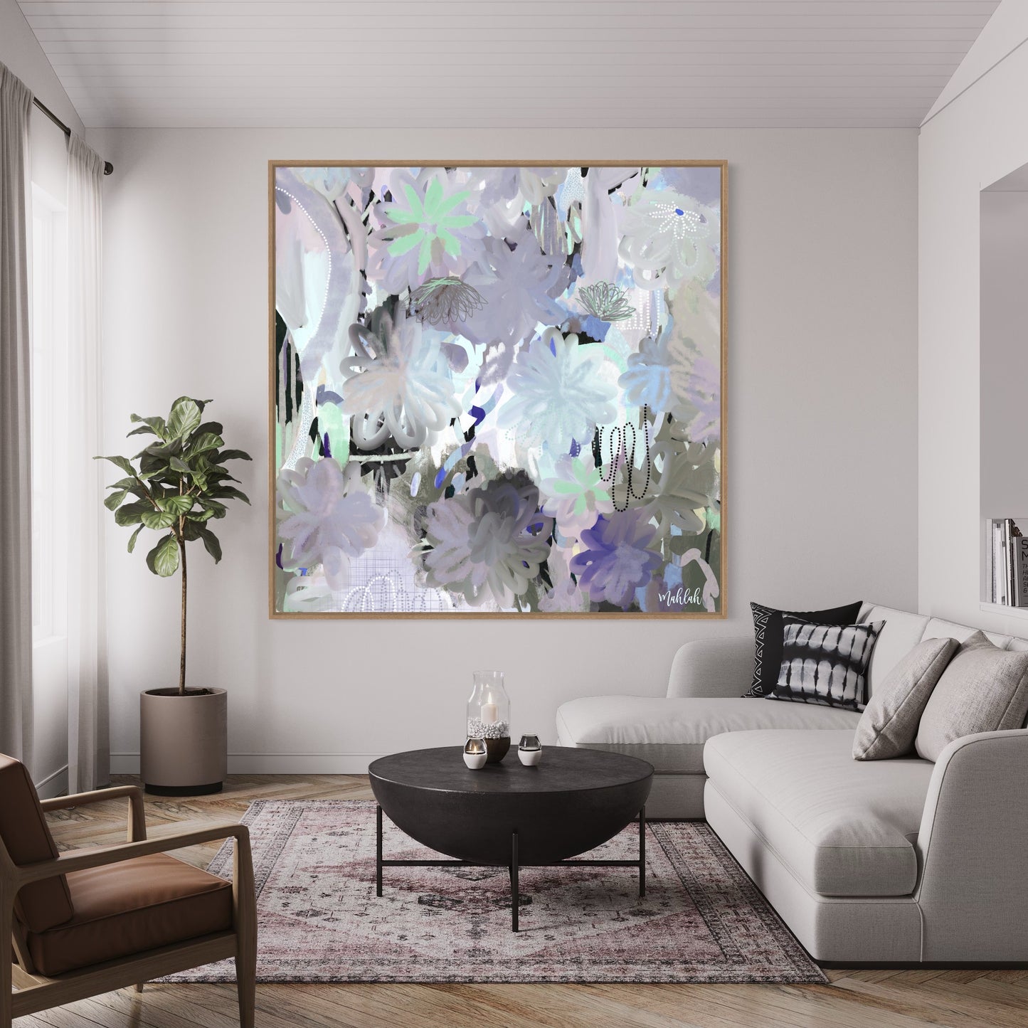 Hotel abstract canvas print