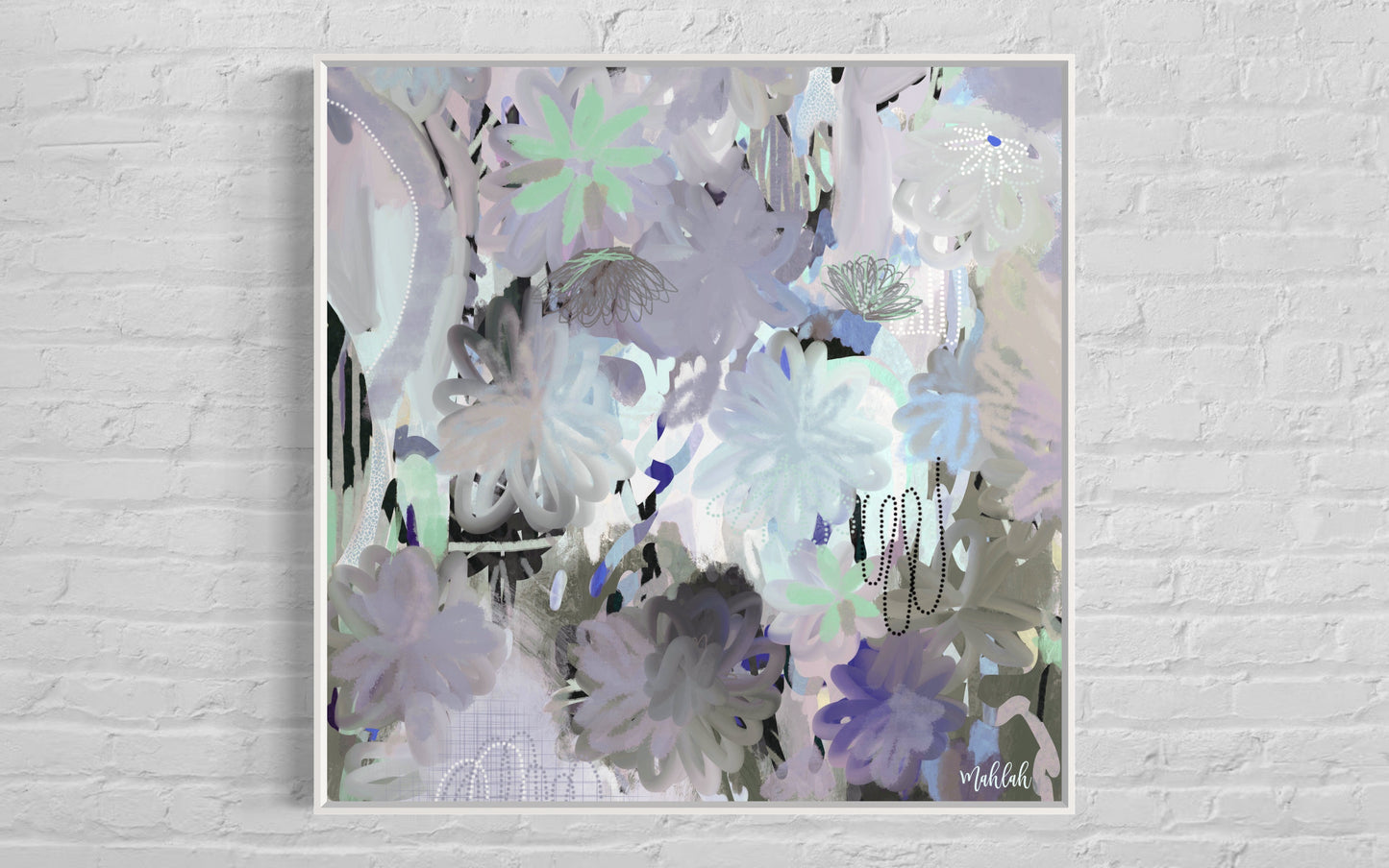 Hotel abstract canvas print