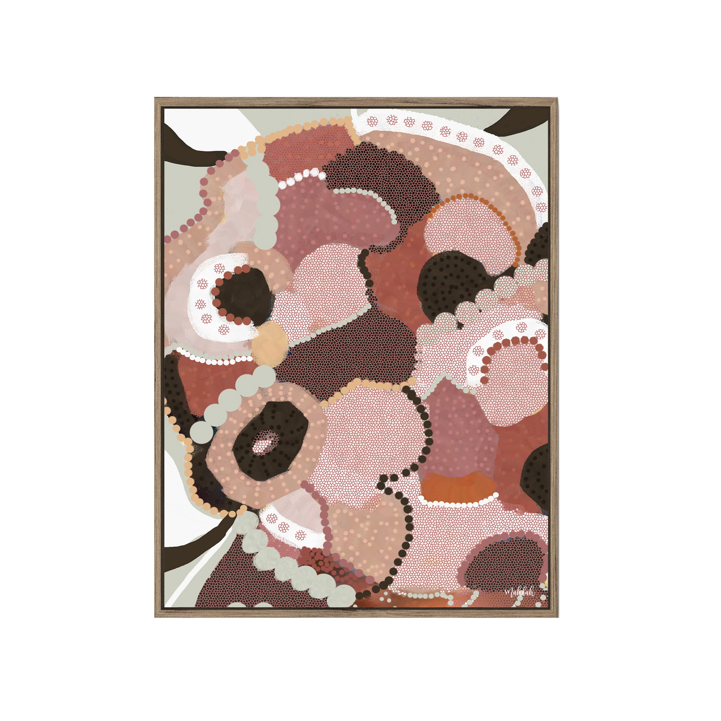 Julia Abstract Canvas Print