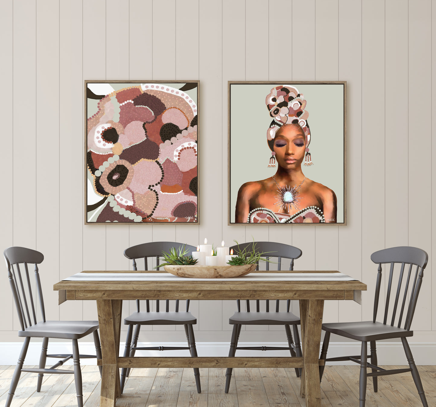 Julia Abstract Canvas Print