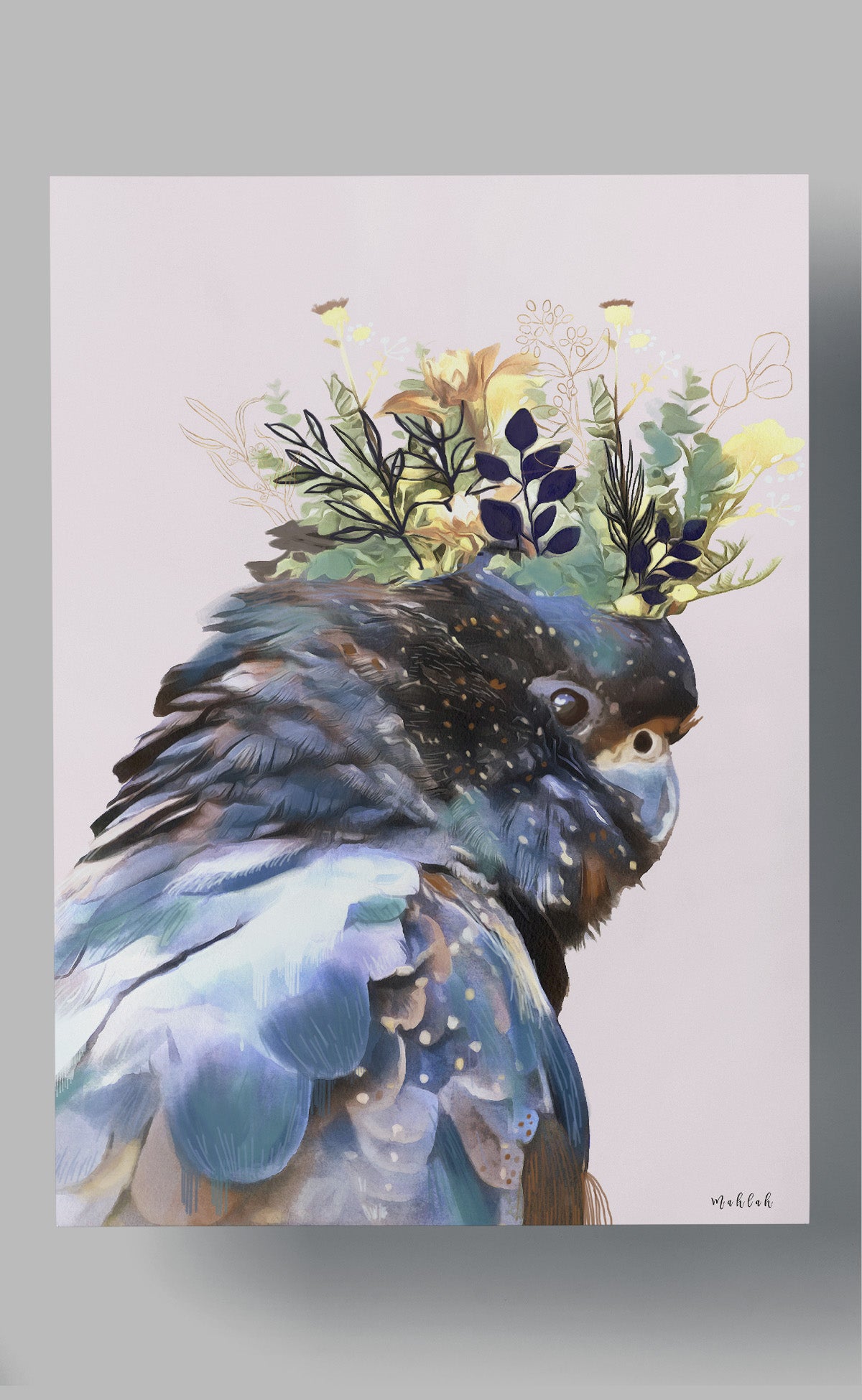 A3 print 300gsm Lady Cockatoo--BIRDINK0074