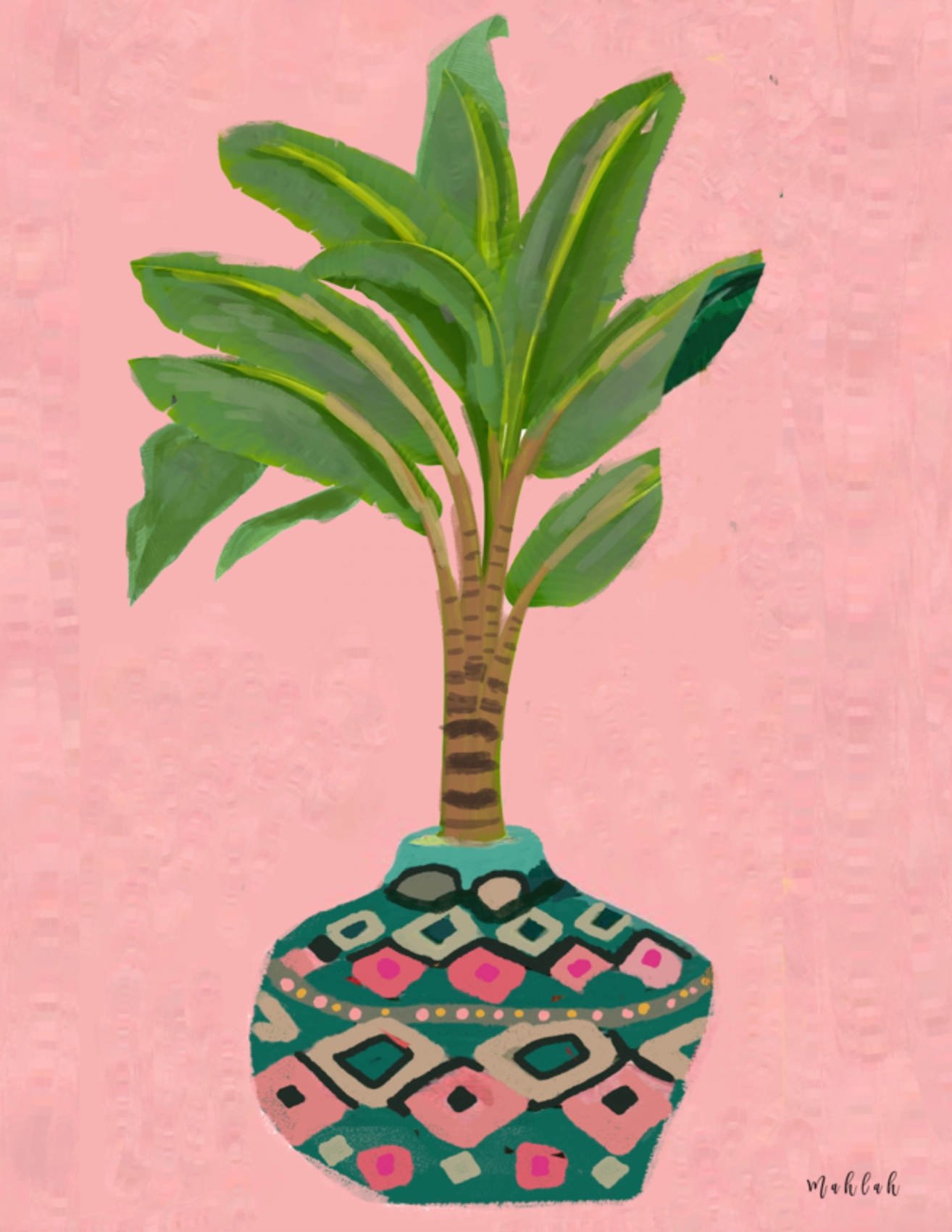 Sunday Palm Print