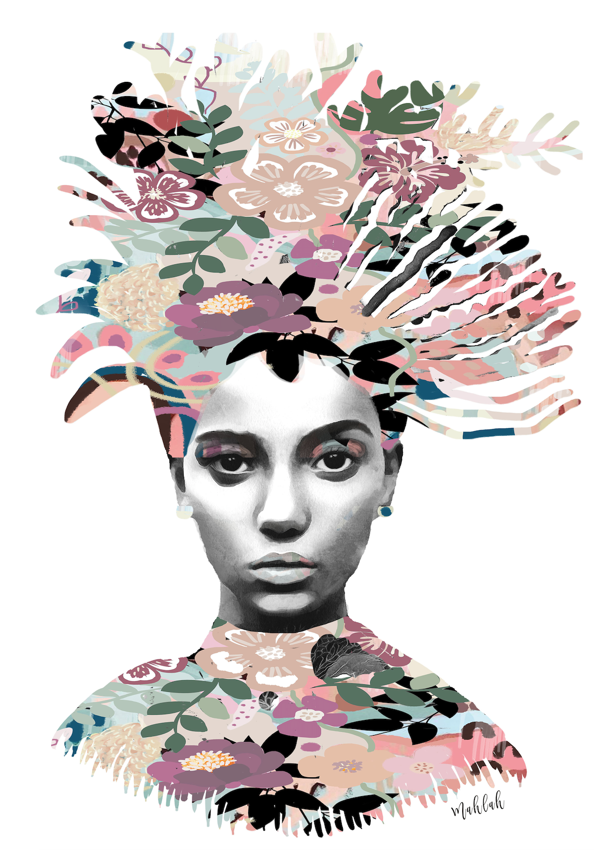 Garden Girl Print