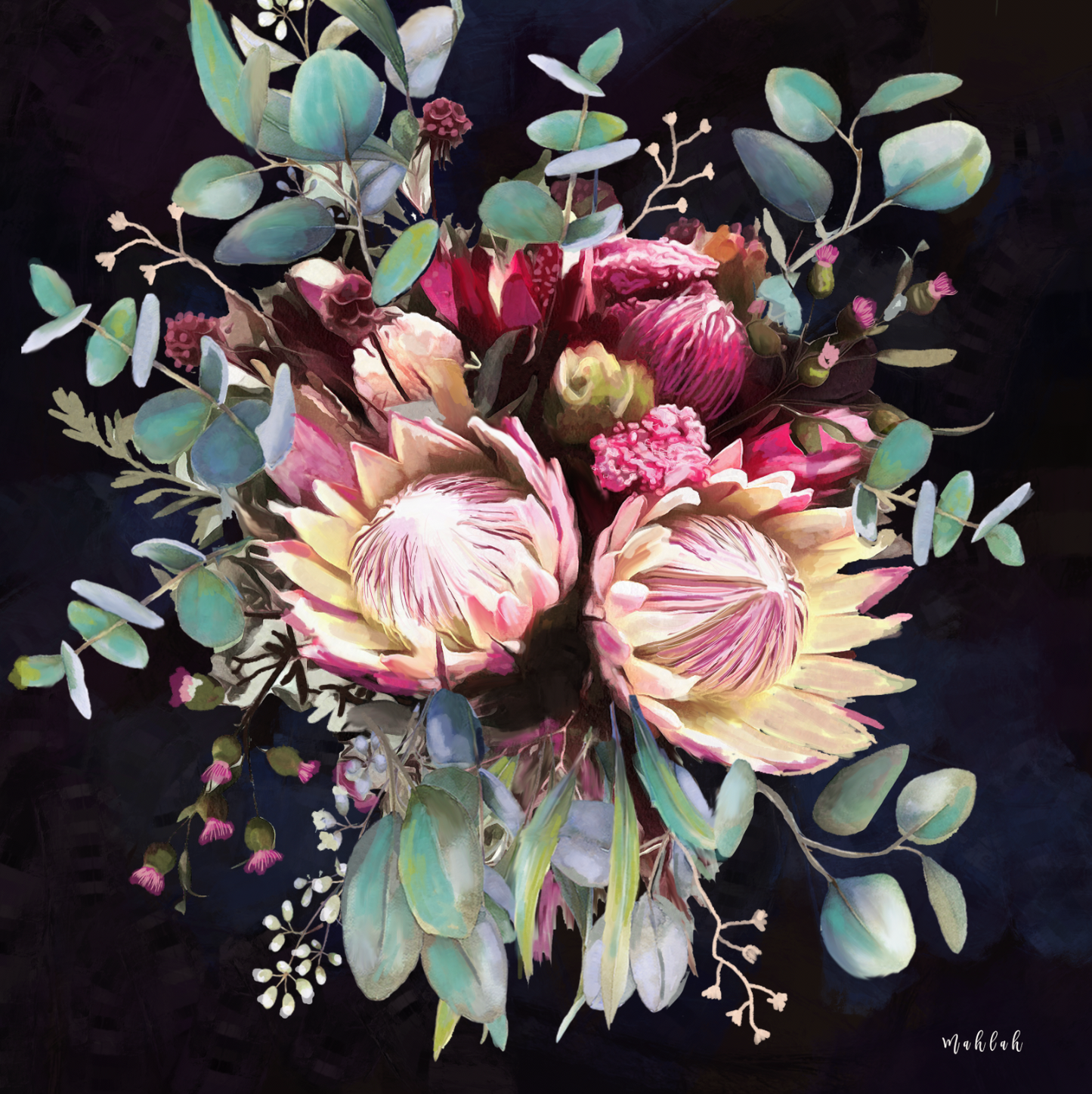 Lauren Print No frame 125x125cm