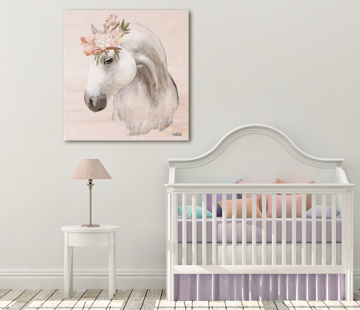 Horse (Square) Canvas Print