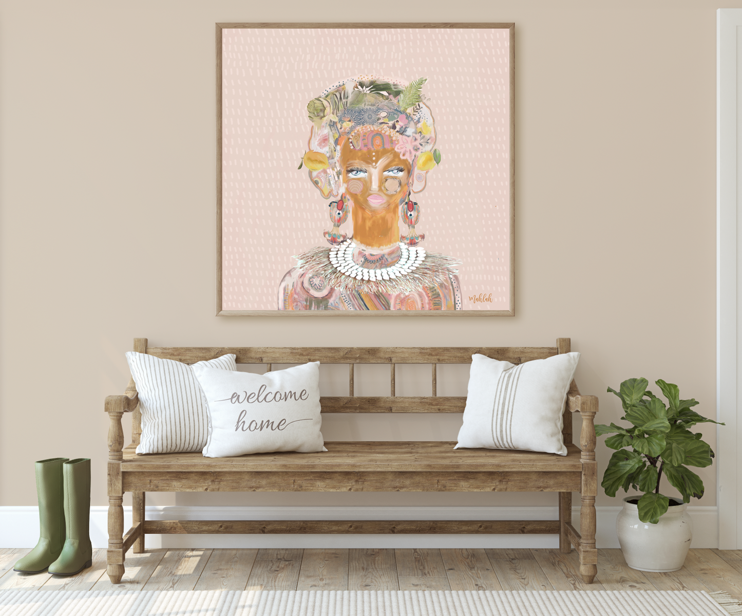 Hera (Square) Canvas Print