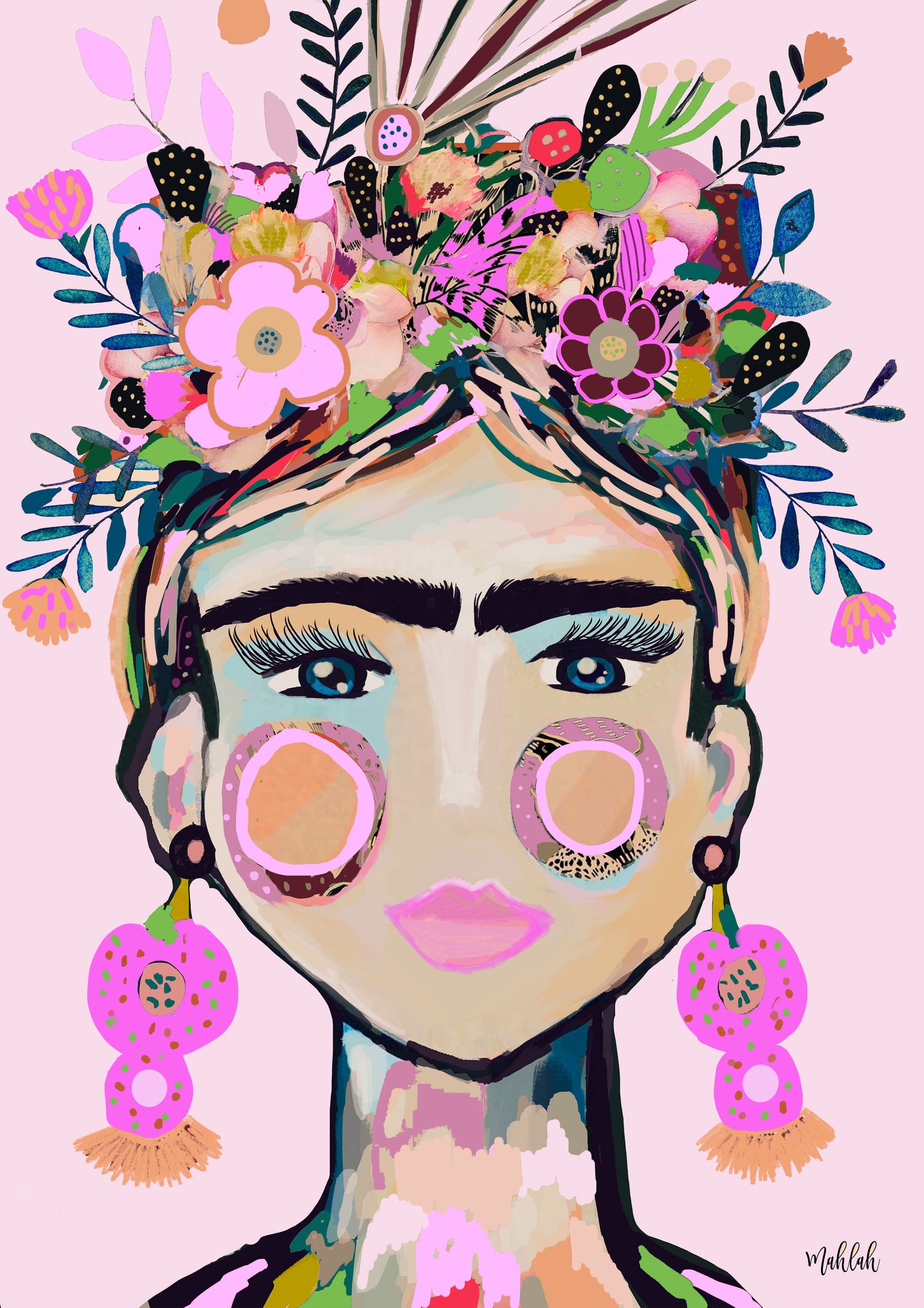 Birthday Frida Canvas Print