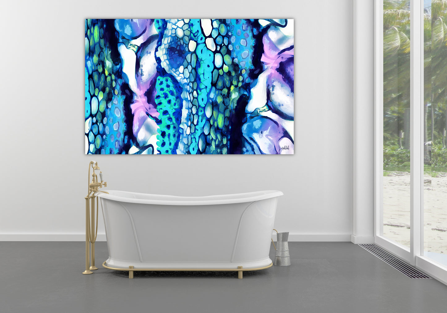 Cell life Canvas Print