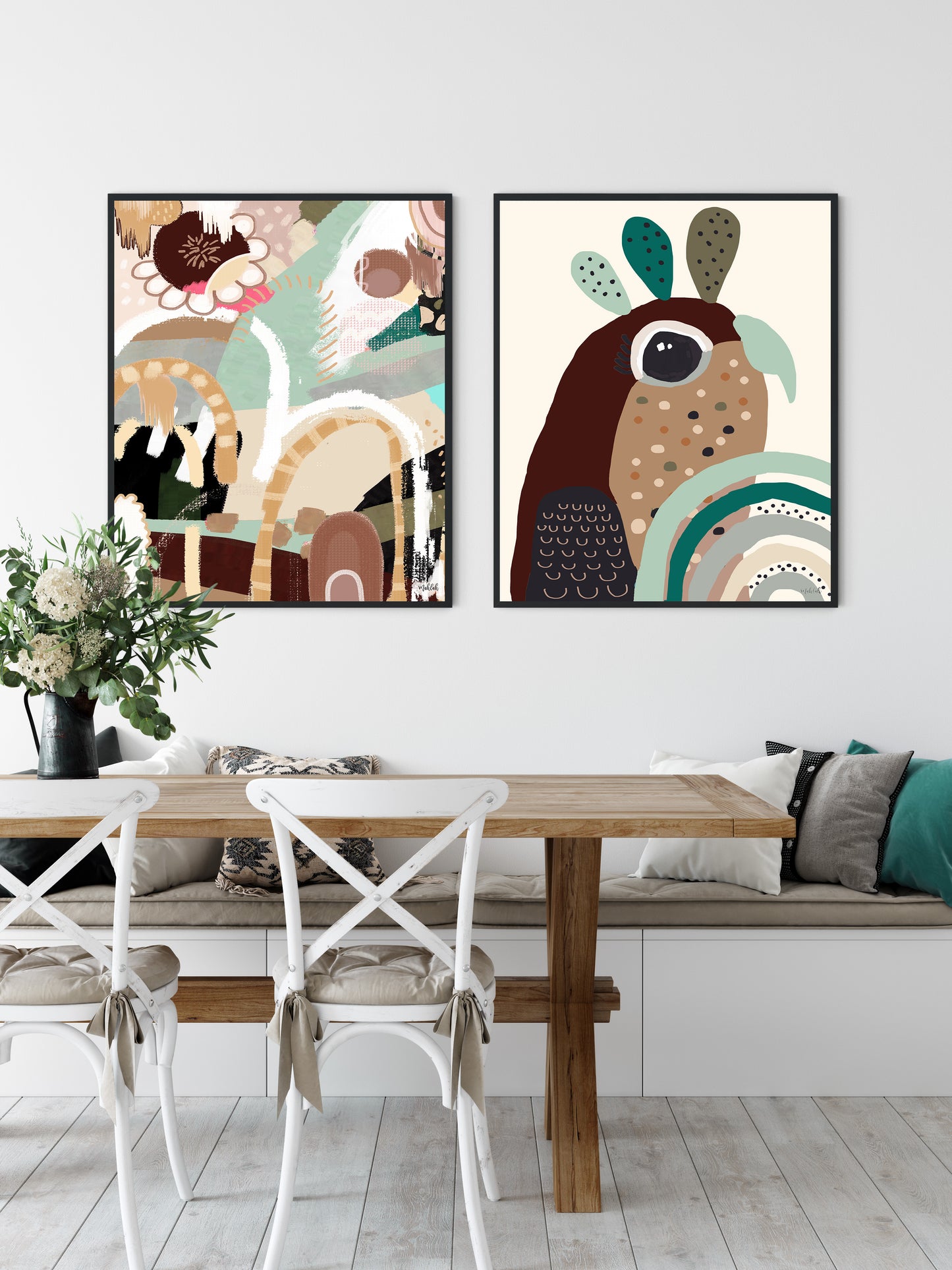 Blaze abstract Canvas print