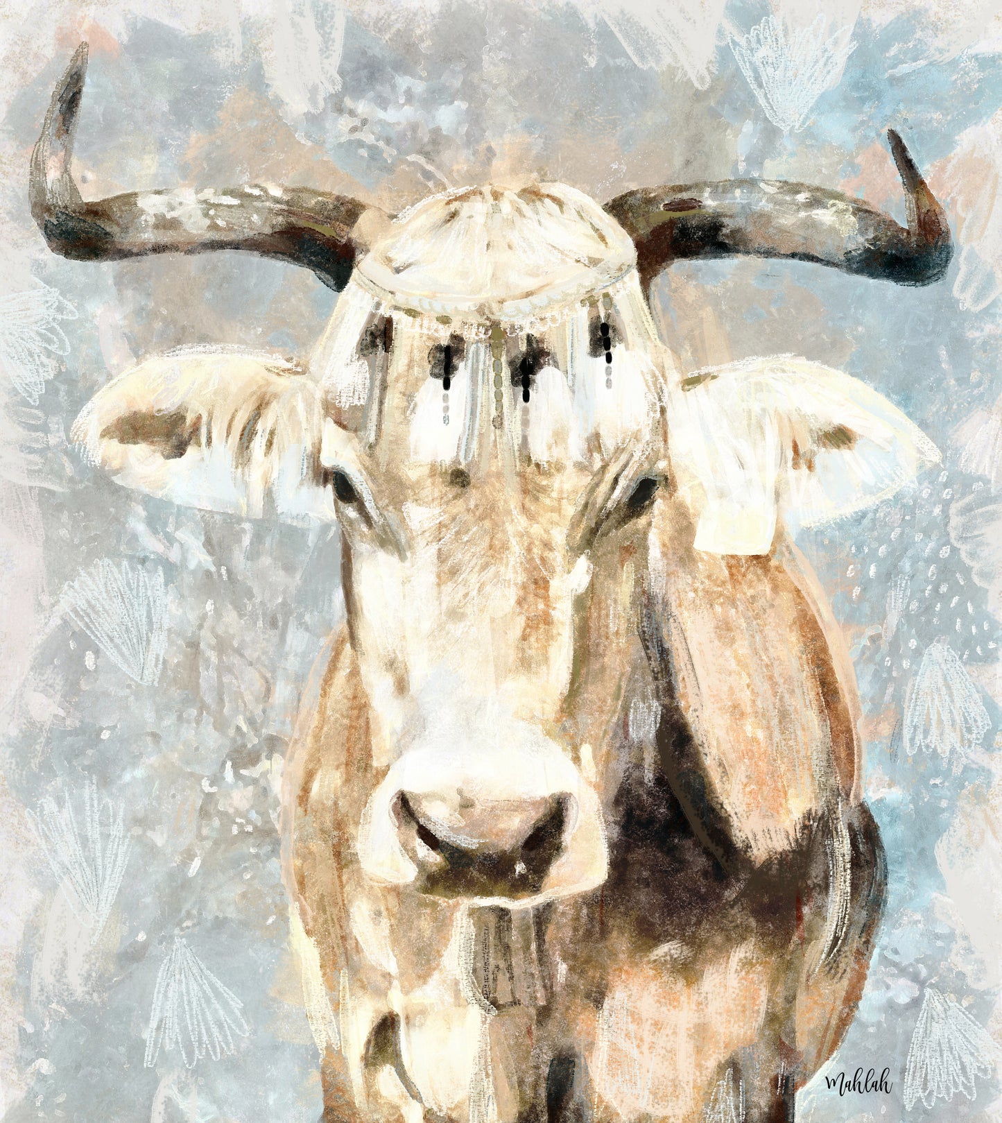 Boho Brahman Print