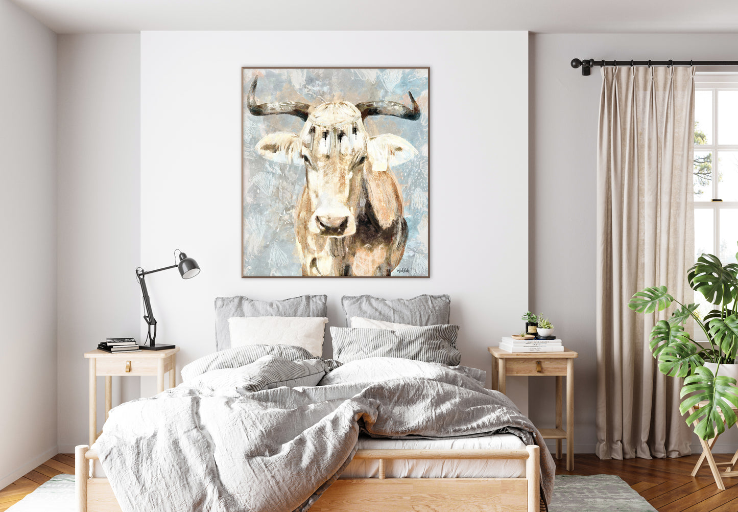 Boho Brahman Print