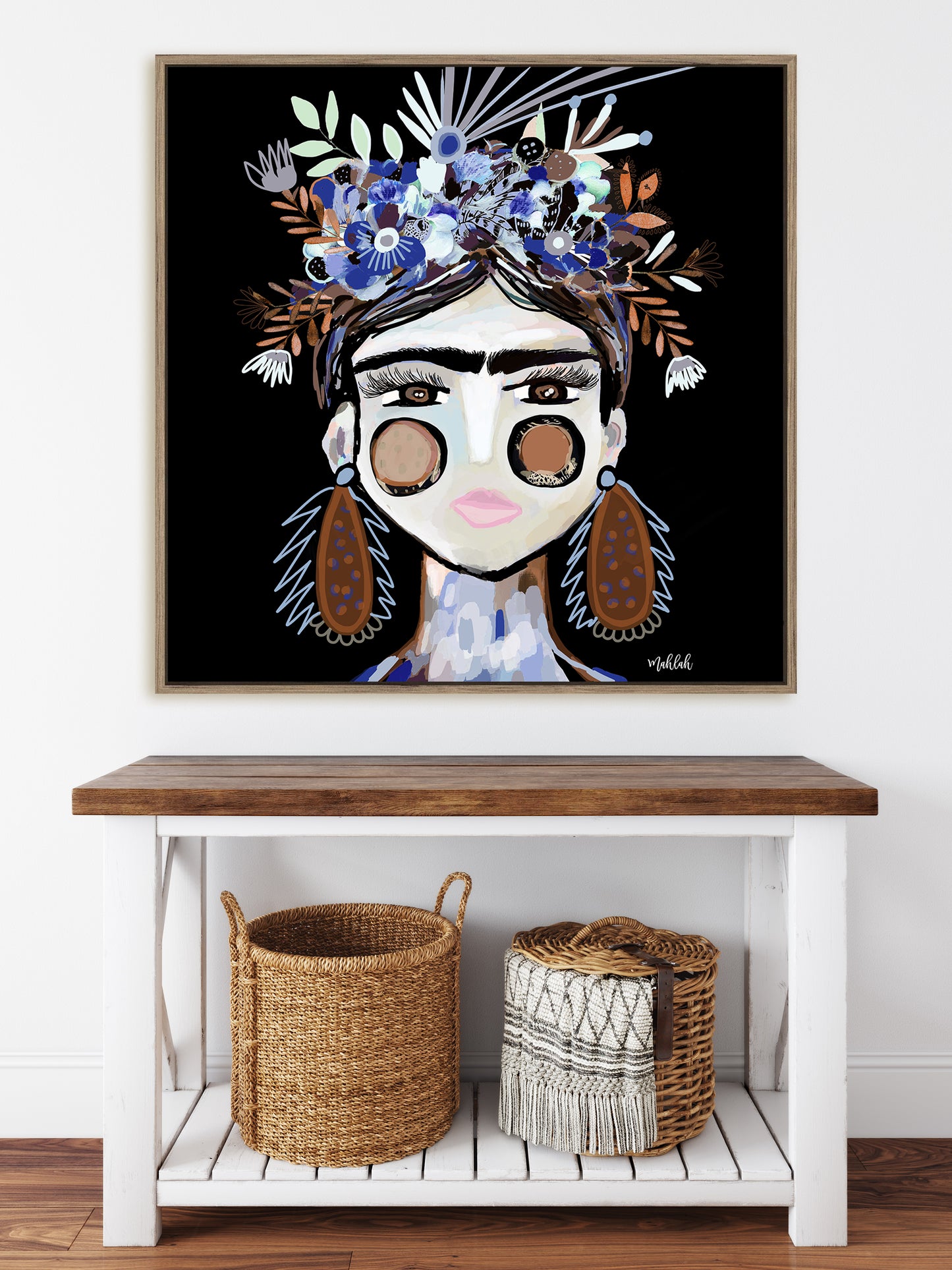 Frida Fall Canvas Print