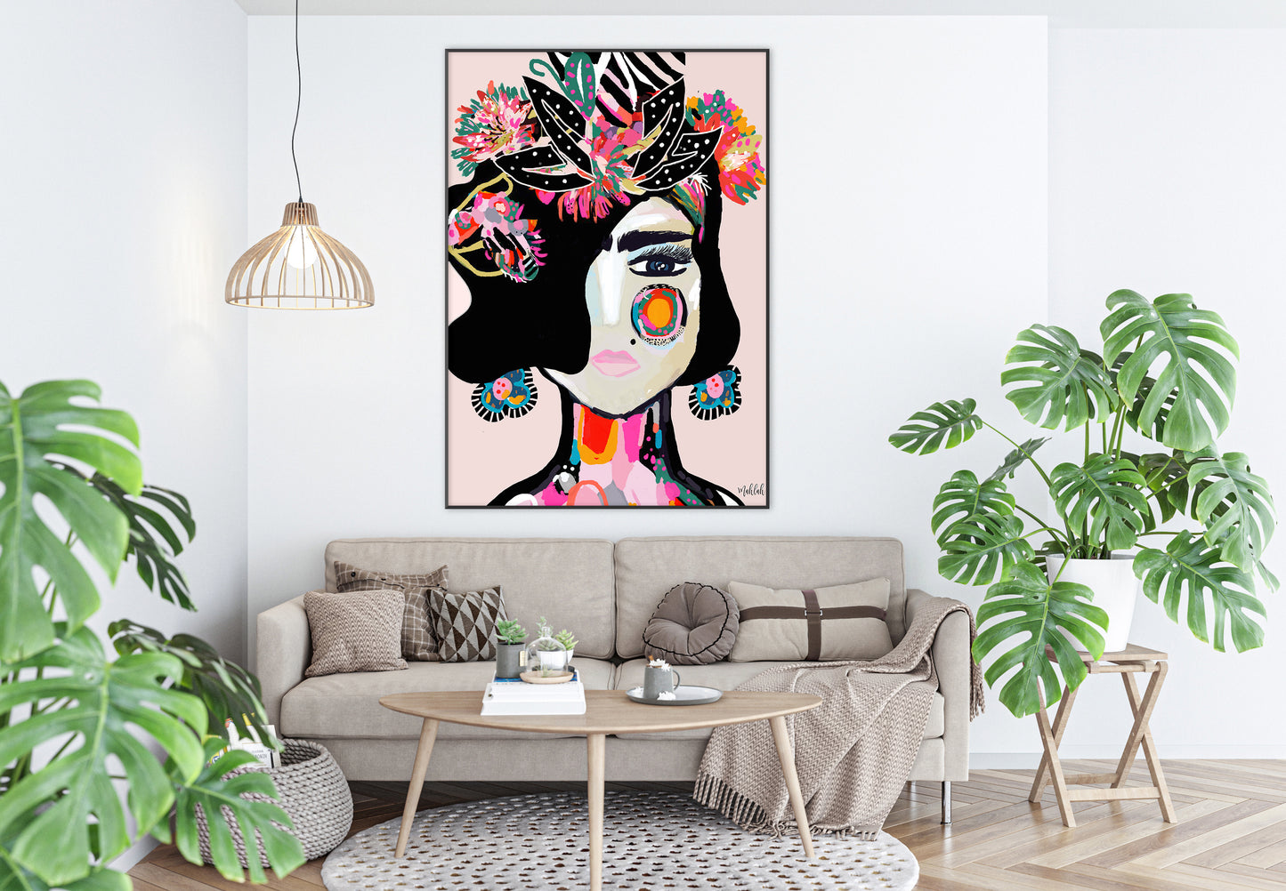 Festive Frida Print
