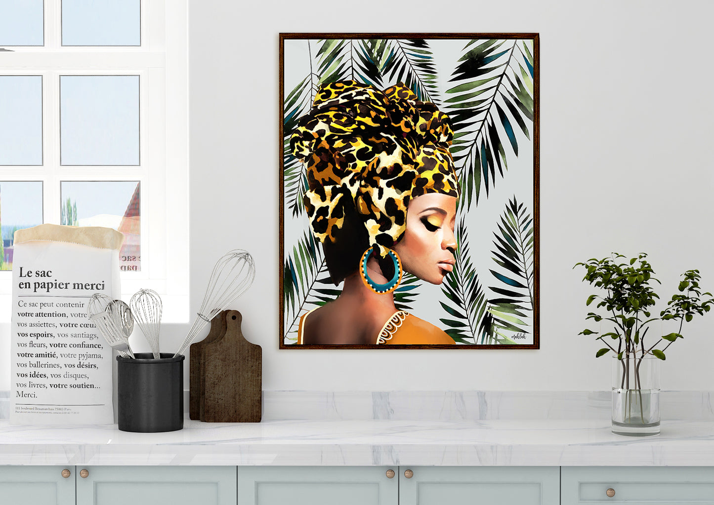 Jungle queen Canvas Print